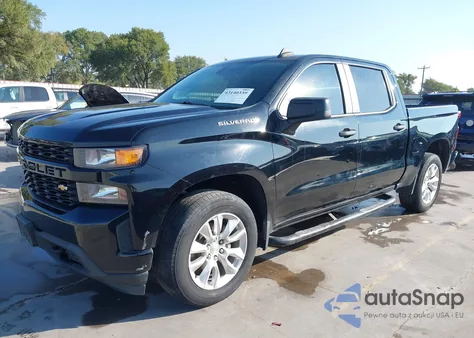 2021 Chevrolet Silverado 1500 2Wd Short Bed Custom из США, поврежденный, VIN 3GCPWBEK6MG201633